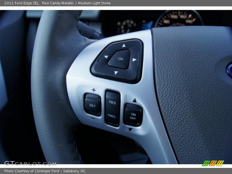 Red Candy Metallic / Medium Light Stone 2011 Ford Edge SEL