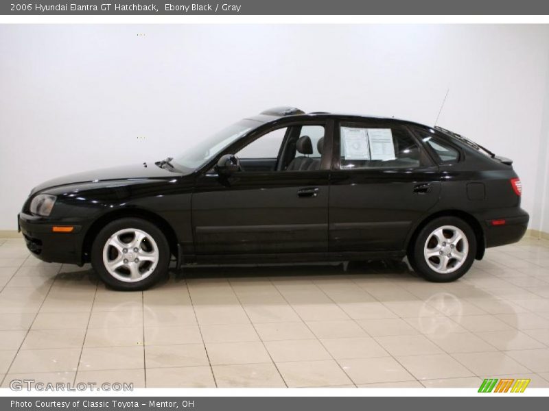 Ebony Black / Gray 2006 Hyundai Elantra GT Hatchback