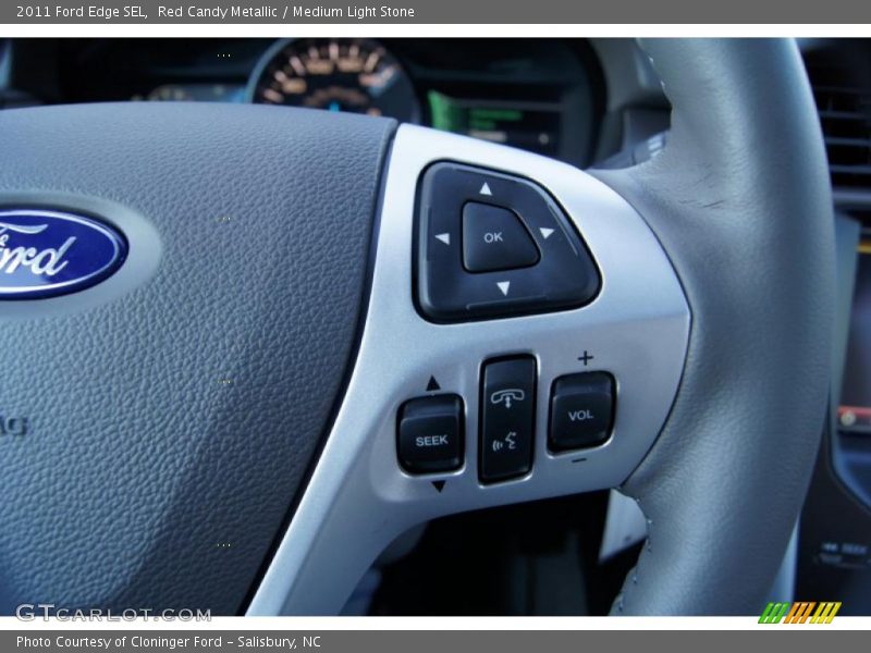 Red Candy Metallic / Medium Light Stone 2011 Ford Edge SEL