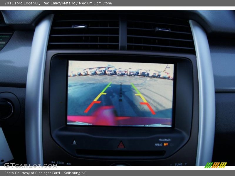Red Candy Metallic / Medium Light Stone 2011 Ford Edge SEL