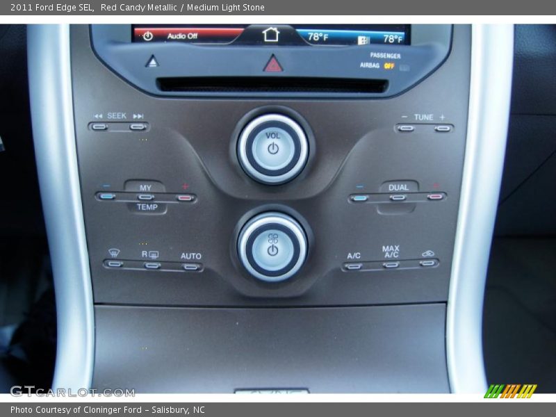 Red Candy Metallic / Medium Light Stone 2011 Ford Edge SEL