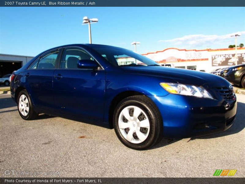 Blue Ribbon Metallic / Ash 2007 Toyota Camry LE