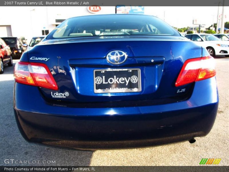 Blue Ribbon Metallic / Ash 2007 Toyota Camry LE