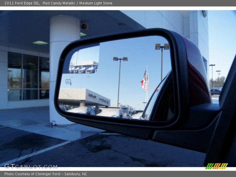 Red Candy Metallic / Medium Light Stone 2011 Ford Edge SEL