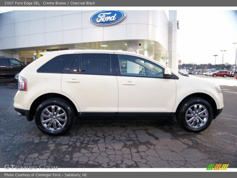 Creme Brulee / Charcoal Black 2007 Ford Edge SEL