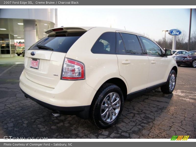 Creme Brulee / Charcoal Black 2007 Ford Edge SEL