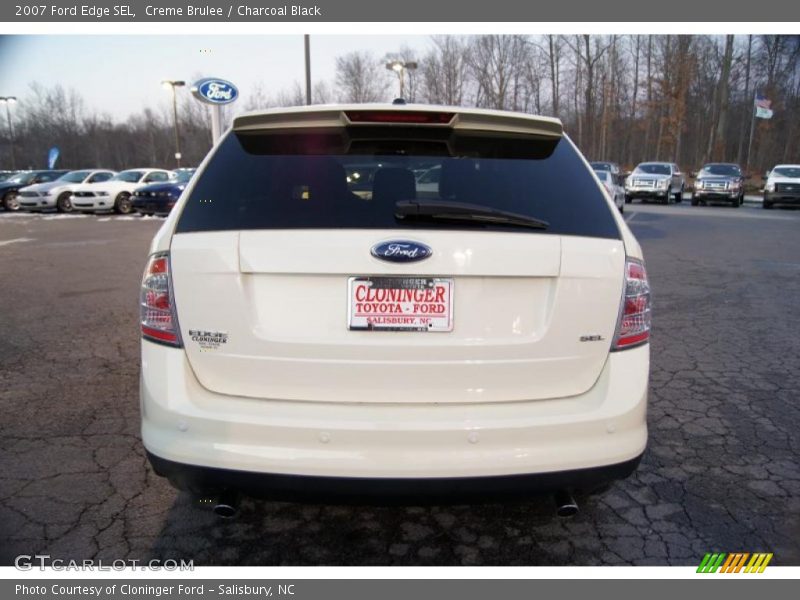 Creme Brulee / Charcoal Black 2007 Ford Edge SEL
