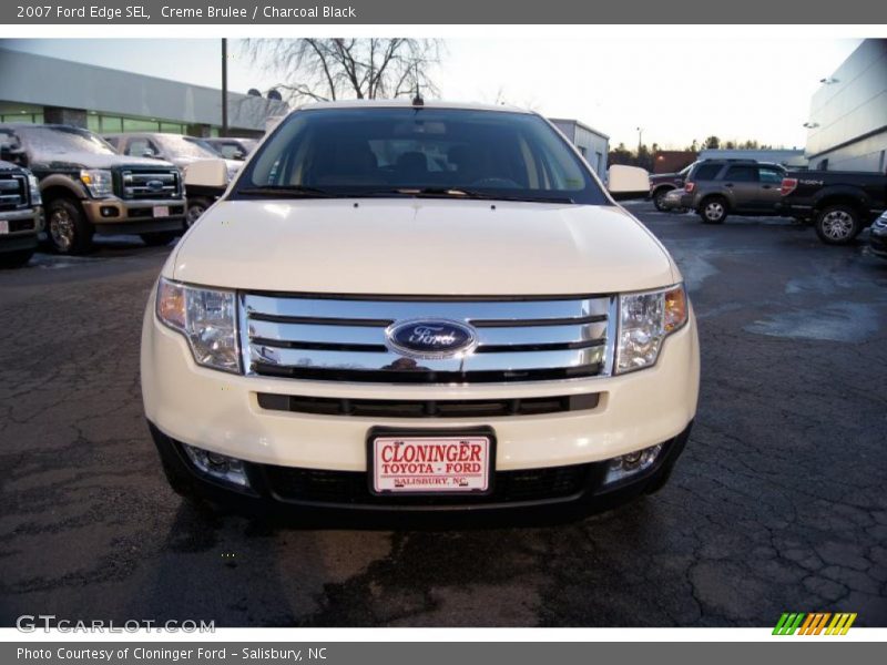 Creme Brulee / Charcoal Black 2007 Ford Edge SEL