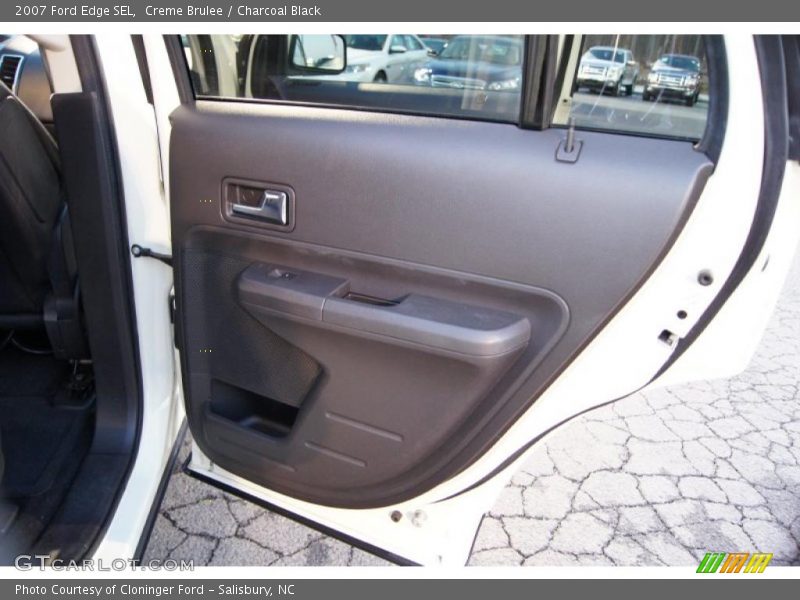 Creme Brulee / Charcoal Black 2007 Ford Edge SEL