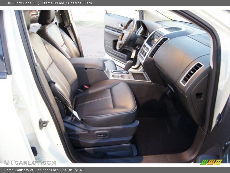 Creme Brulee / Charcoal Black 2007 Ford Edge SEL