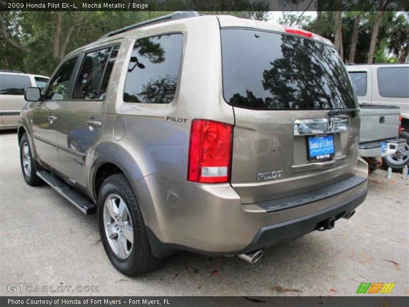 Mocha Metallic / Beige 2009 Honda Pilot EX-L