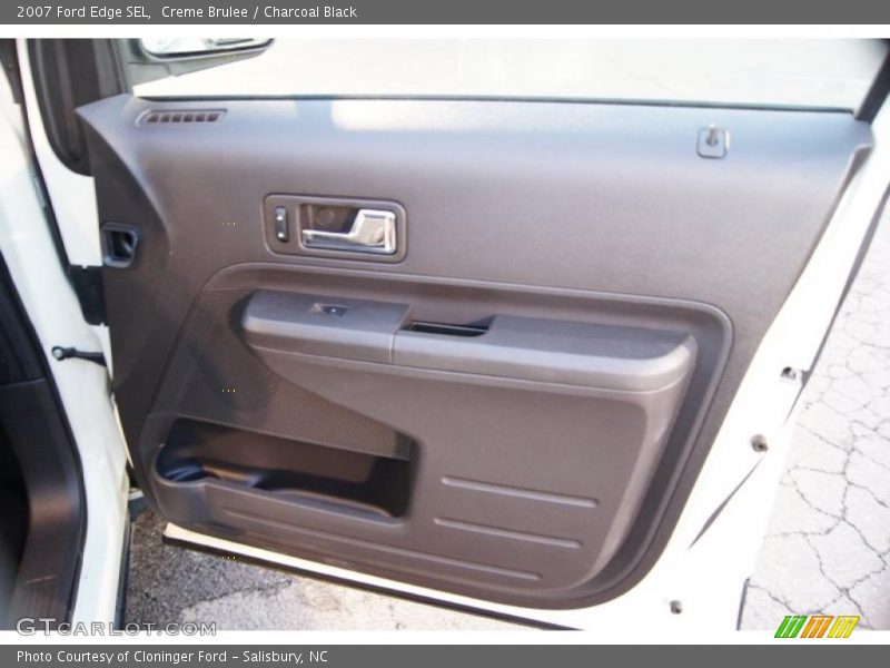 Creme Brulee / Charcoal Black 2007 Ford Edge SEL