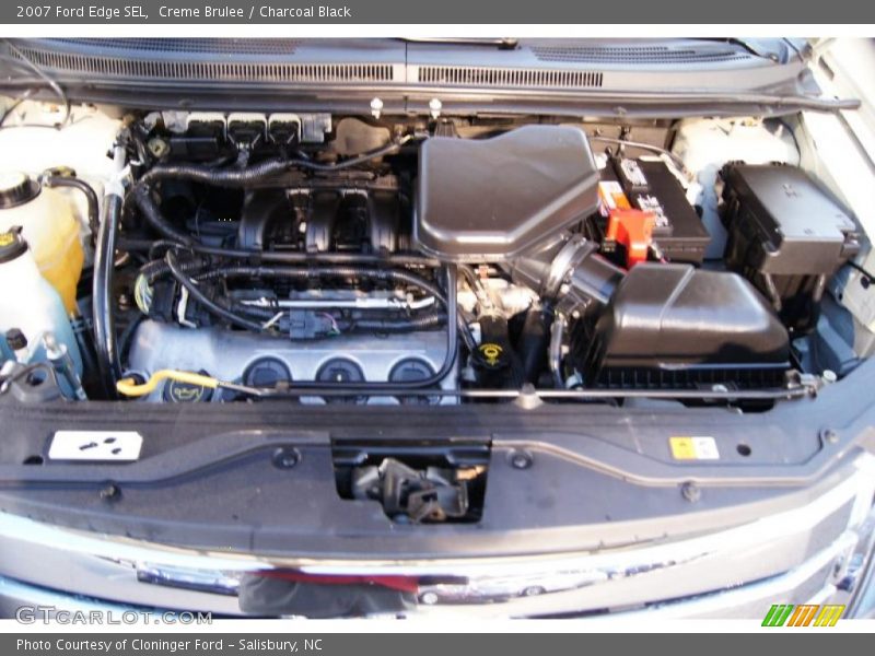 Creme Brulee / Charcoal Black 2007 Ford Edge SEL