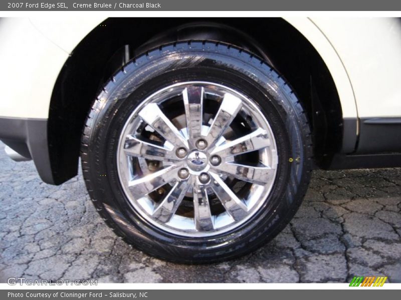 Creme Brulee / Charcoal Black 2007 Ford Edge SEL