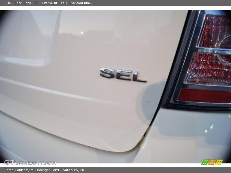 Creme Brulee / Charcoal Black 2007 Ford Edge SEL