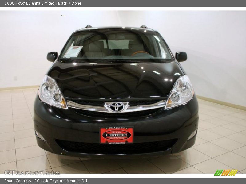 Black / Stone 2008 Toyota Sienna Limited