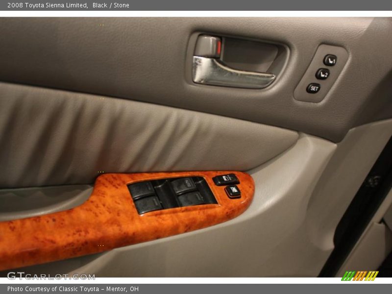 Black / Stone 2008 Toyota Sienna Limited