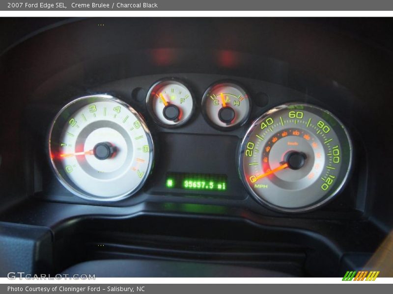 Creme Brulee / Charcoal Black 2007 Ford Edge SEL