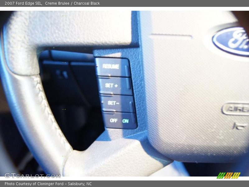 Creme Brulee / Charcoal Black 2007 Ford Edge SEL