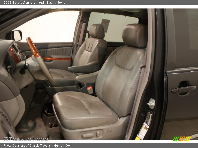 Black / Stone 2008 Toyota Sienna Limited