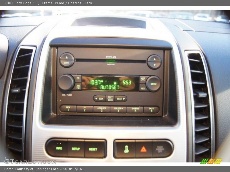 Creme Brulee / Charcoal Black 2007 Ford Edge SEL