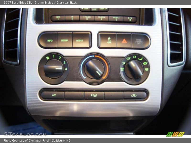 Creme Brulee / Charcoal Black 2007 Ford Edge SEL