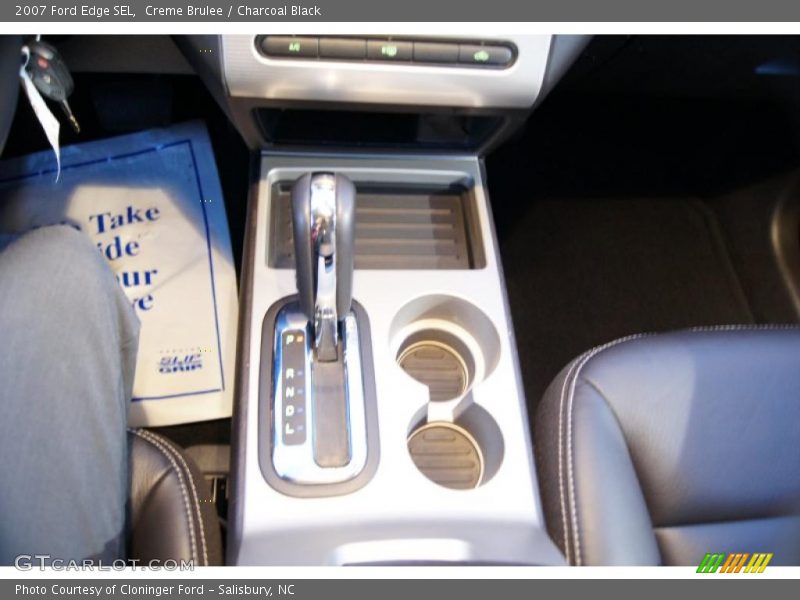 Creme Brulee / Charcoal Black 2007 Ford Edge SEL