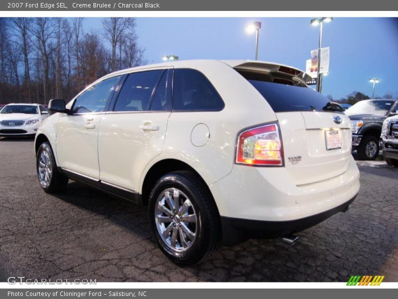 Creme Brulee / Charcoal Black 2007 Ford Edge SEL