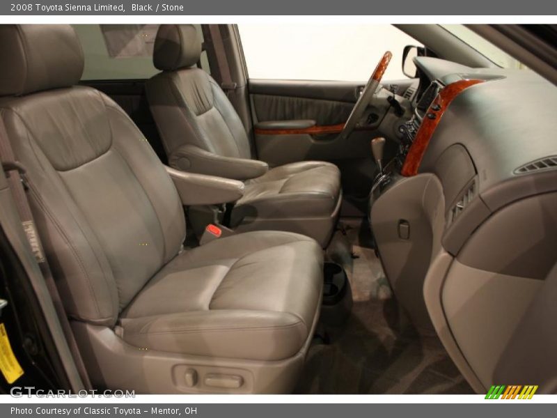 Black / Stone 2008 Toyota Sienna Limited