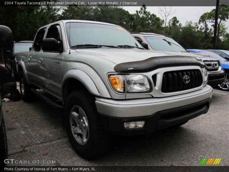 Lunar Mist Metallic / Charcoal 2004 Toyota Tacoma V6 PreRunner Double Cab