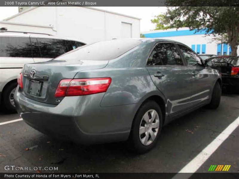 Aloe Green Metallic / Bisque 2008 Toyota Camry LE