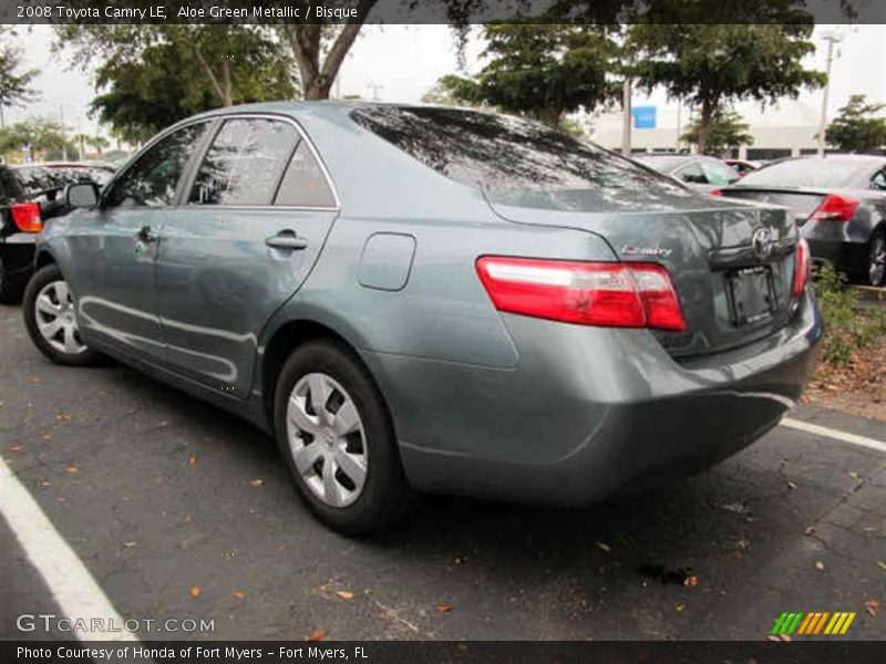 Aloe Green Metallic / Bisque 2008 Toyota Camry LE