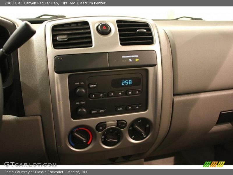 Fire Red / Medium Pewter 2008 GMC Canyon Regular Cab