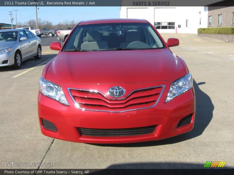 Barcelona Red Metallic / Ash 2011 Toyota Camry LE