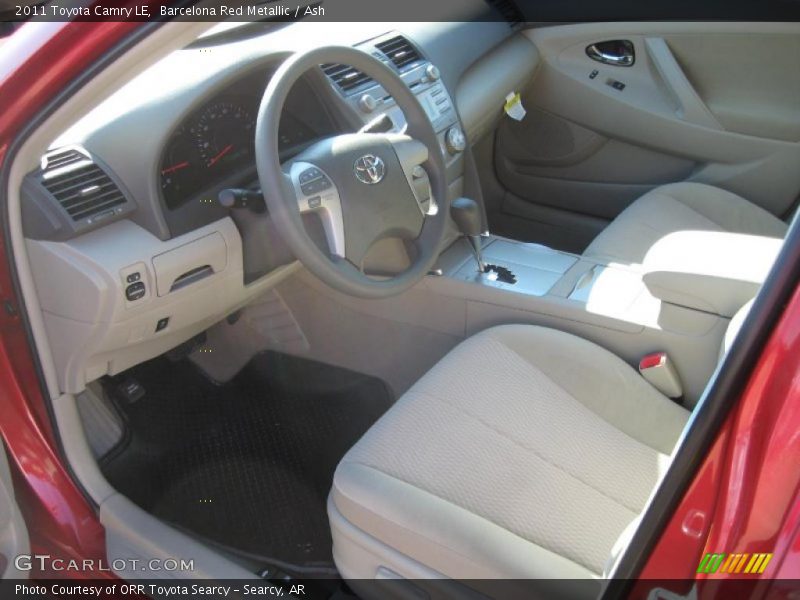 Barcelona Red Metallic / Ash 2011 Toyota Camry LE