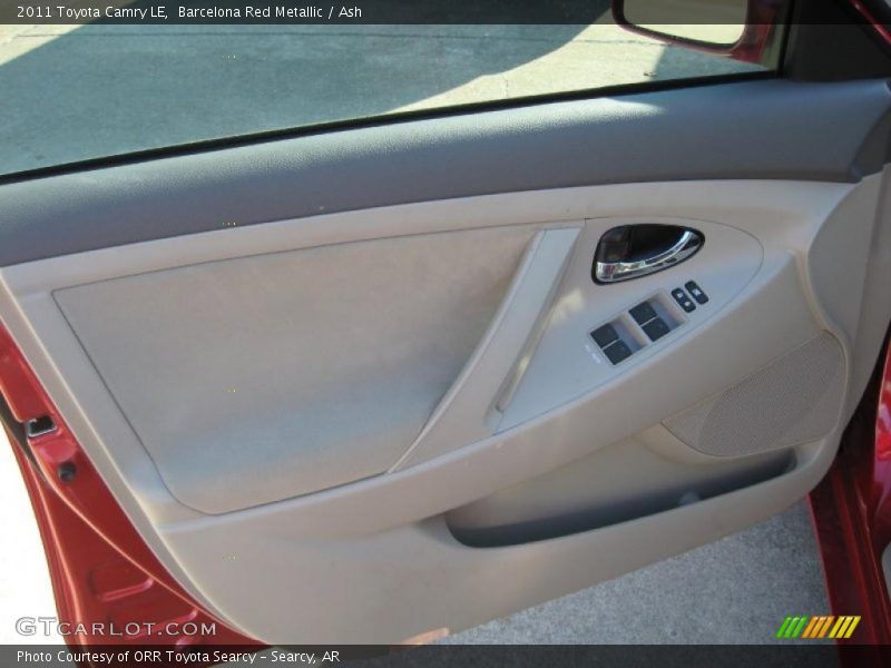 Barcelona Red Metallic / Ash 2011 Toyota Camry LE