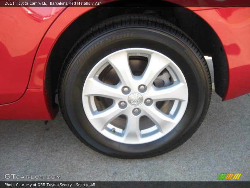 Barcelona Red Metallic / Ash 2011 Toyota Camry LE