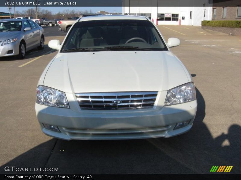 Clear White / Beige 2002 Kia Optima SE