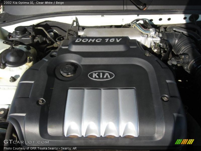 Clear White / Beige 2002 Kia Optima SE