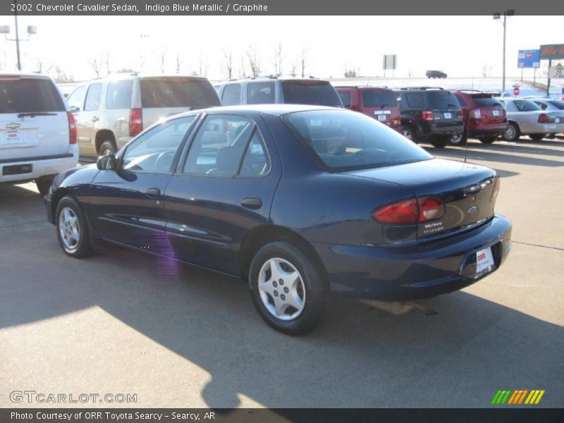 Indigo Blue Metallic / Graphite 2002 Chevrolet Cavalier Sedan
