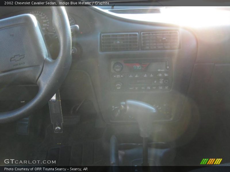 Indigo Blue Metallic / Graphite 2002 Chevrolet Cavalier Sedan