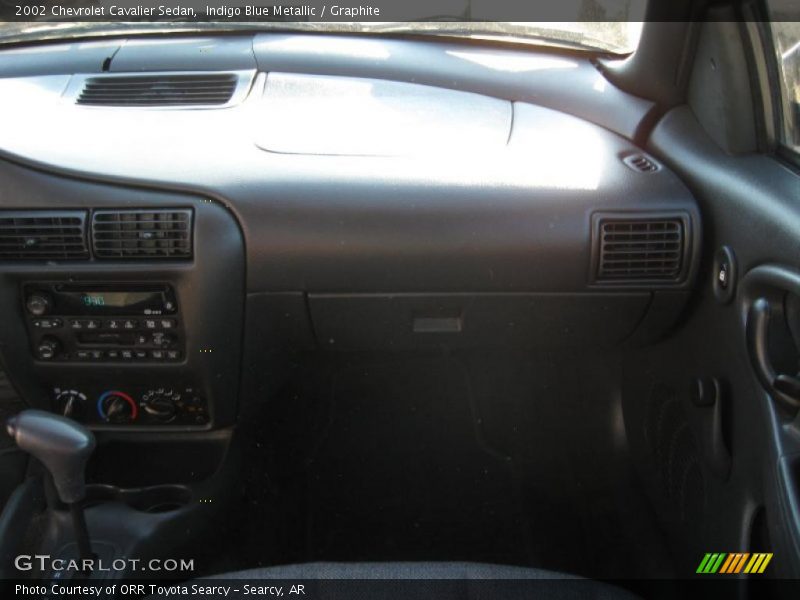 Indigo Blue Metallic / Graphite 2002 Chevrolet Cavalier Sedan