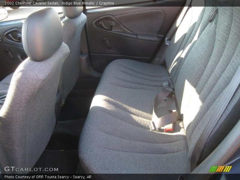 Indigo Blue Metallic / Graphite 2002 Chevrolet Cavalier Sedan