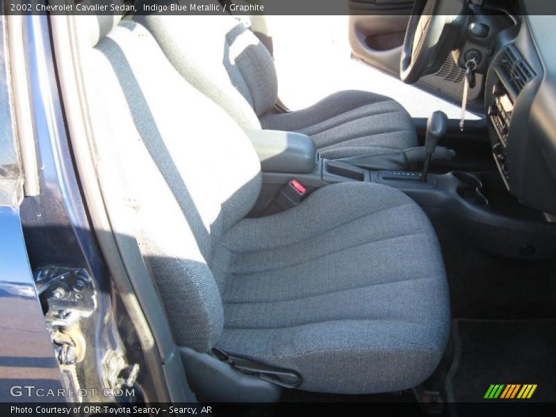 Indigo Blue Metallic / Graphite 2002 Chevrolet Cavalier Sedan