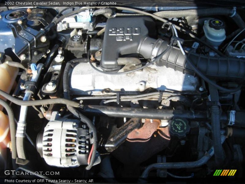  2002 Cavalier Sedan Engine - 2.2 Liter OHV 8-Valve 4 Cylinder