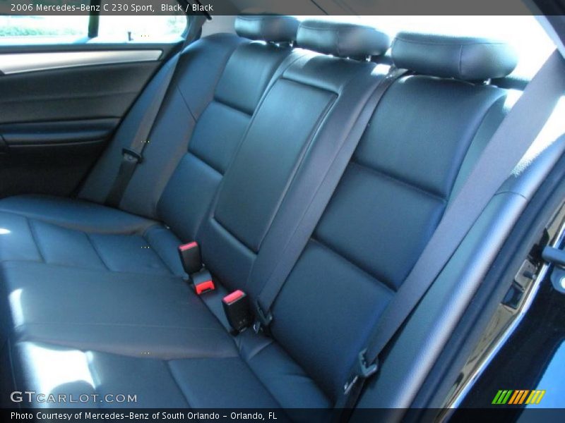 Black / Black 2006 Mercedes-Benz C 230 Sport
