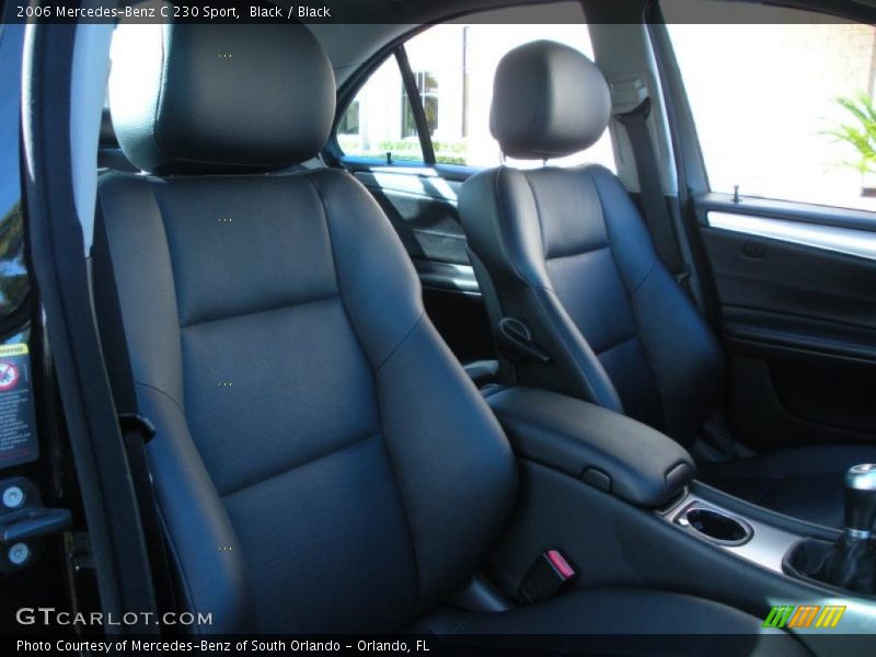Black / Black 2006 Mercedes-Benz C 230 Sport