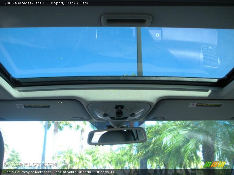 Black / Black 2006 Mercedes-Benz C 230 Sport