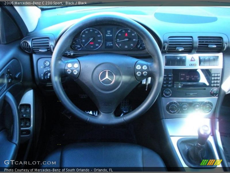 Black / Black 2006 Mercedes-Benz C 230 Sport