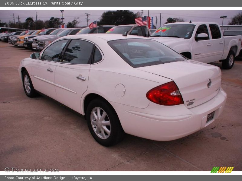 White Opal / Gray 2006 Buick LaCrosse CX